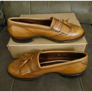 Allen Edmonds Whiskey Tassel Kiltie Bridgeton Style Wingtip Men's Size 9 D #1102